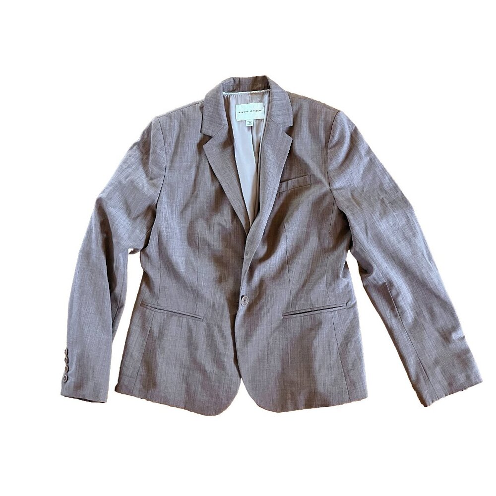 Warm Gray Banana Republic Women's Blazer